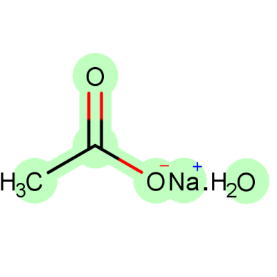 سدیم استات 3آبه  لوباکم  گرید آزمایشگاهی 500 گرم